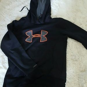 Under armour hoodie large black coral